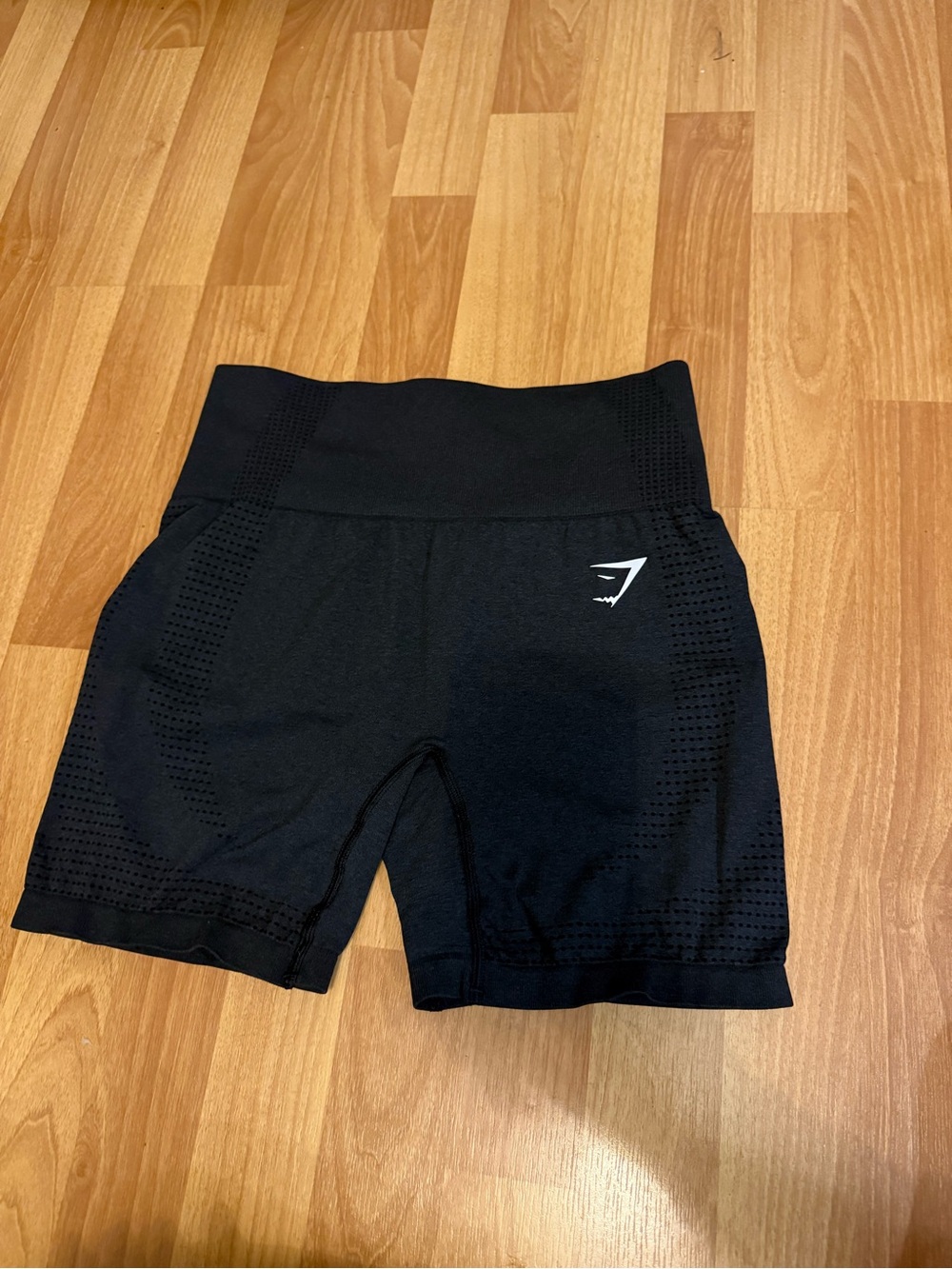 Gymshark Black High-Waist Seamless Bike Shorts
